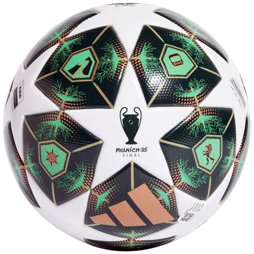adidas Football Champions League Final 2024/25 Munich Pro Match Ball - Shadow Green/White