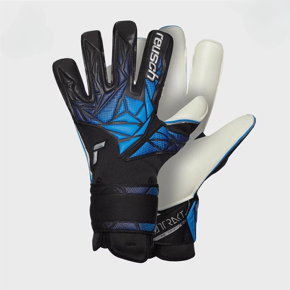 Reusch Attrakt Re: Grip Goalkeeper Gloves - Blue