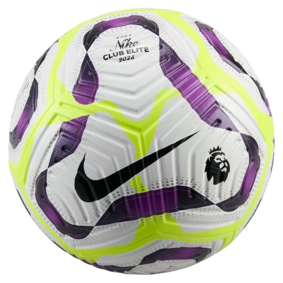 Nike Football Premier League Club Elite Soccer Ball - White/Bold Berry/Volt/Black