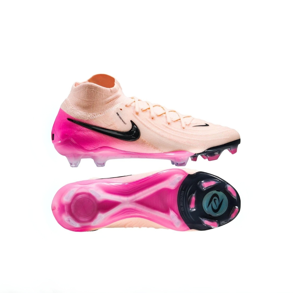 Nike Phantom Luna II Elite FG Prism Soccer Shoes - Crimson Tint/Black/Pink Blast