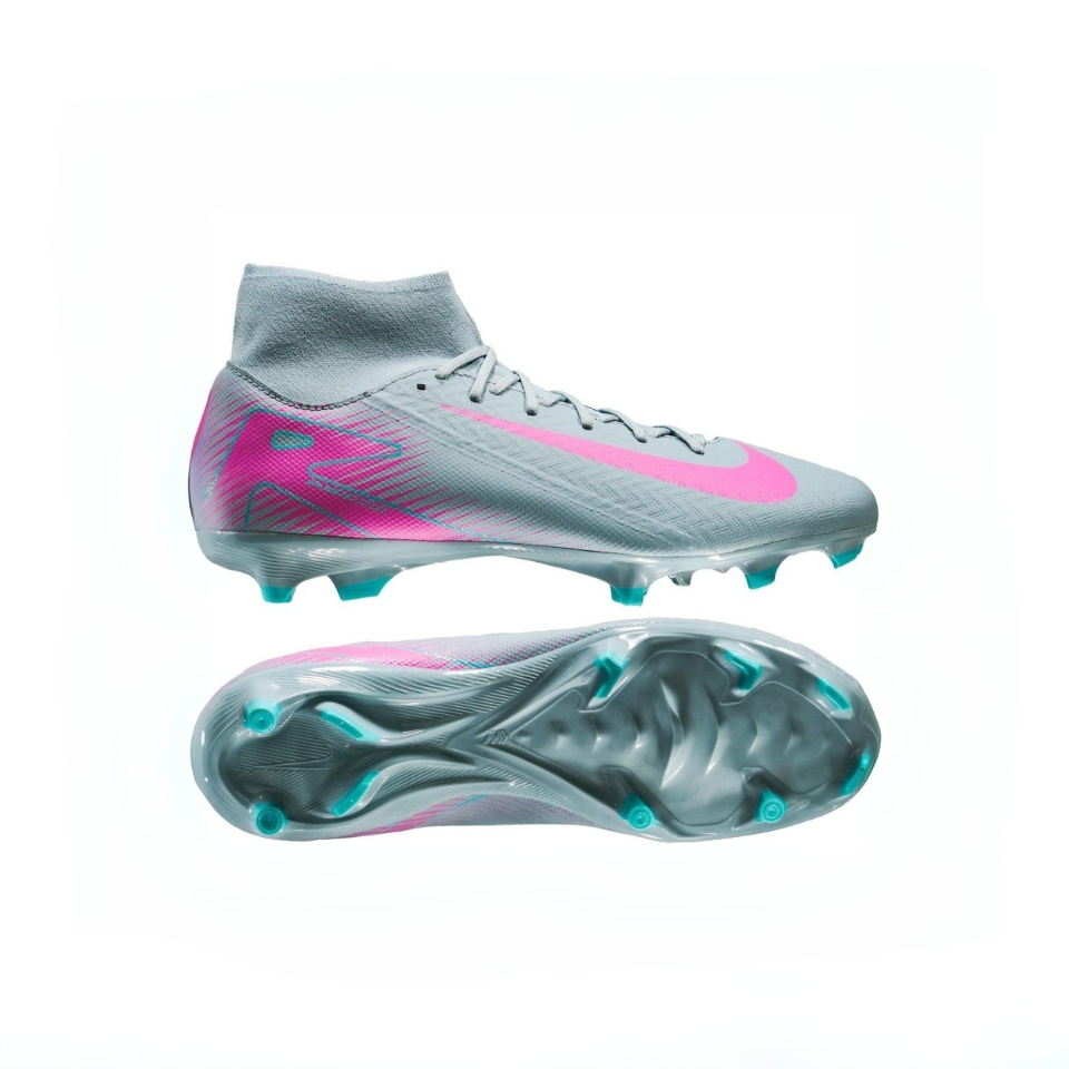 Nike Air Zoom Mercurial Superfly 10 Academy MG Prism Soccer Shoes - Ocean Cube/Pink Blast